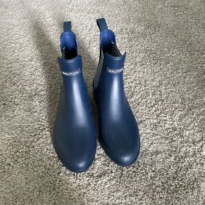 Navy Blue nautica rain boots
